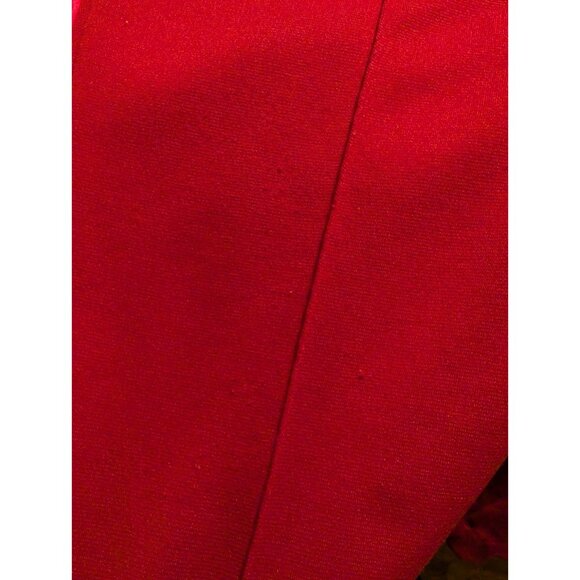 Vintage 80s/90s Haband for Her Red Polyester Pants Sz 12P USA Made Elastic Waist - Picture 6 of 6